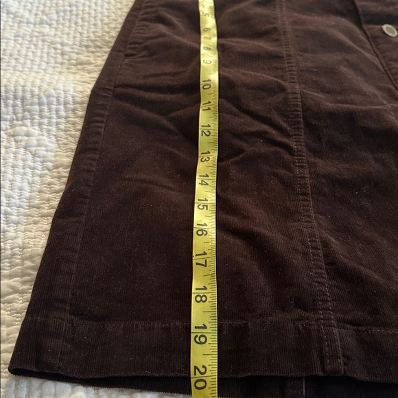 Charter Club Dark Brown Corduroy Skirt Size 14 - Picture 9 of 9